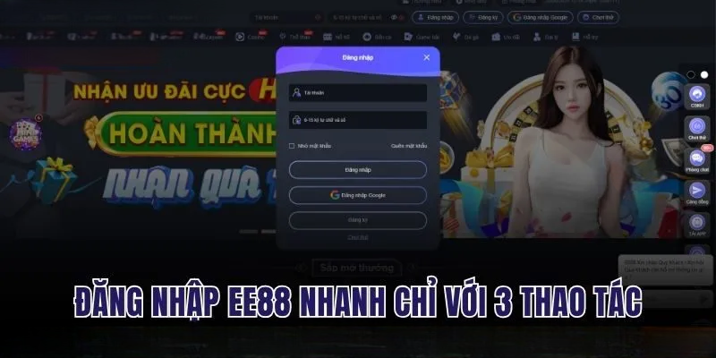 Hướng Dẫn Đăng Nhập EE88 Chi Tiết Nhất Cho Hội Viên